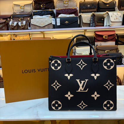 LVB 35 OTG Medium Tote Bag - Patent Black (Double Box Ultra Premium)