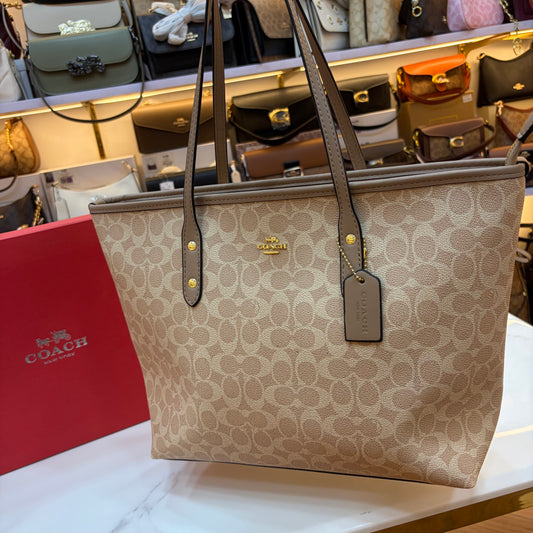 COCH Large Tote Bag - Light Apricot