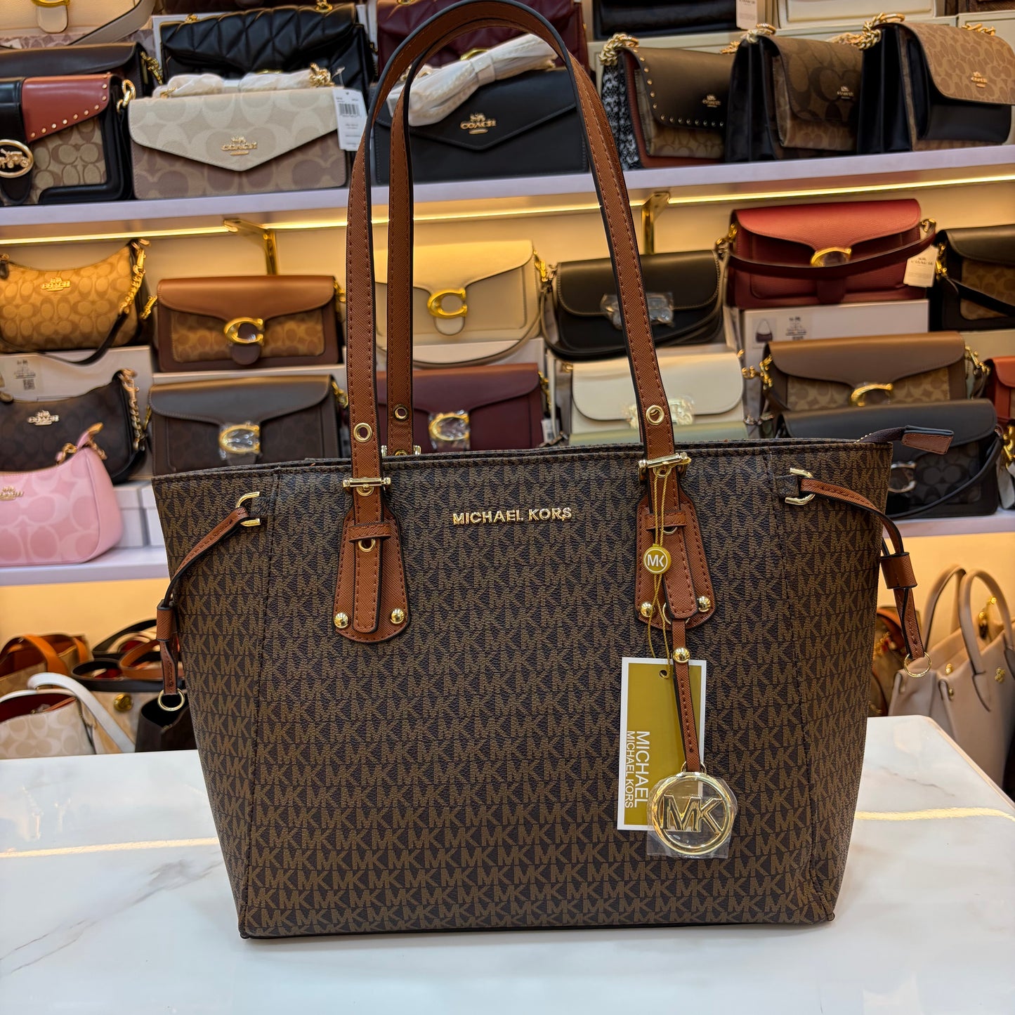 MK Voyager Tote - Brown