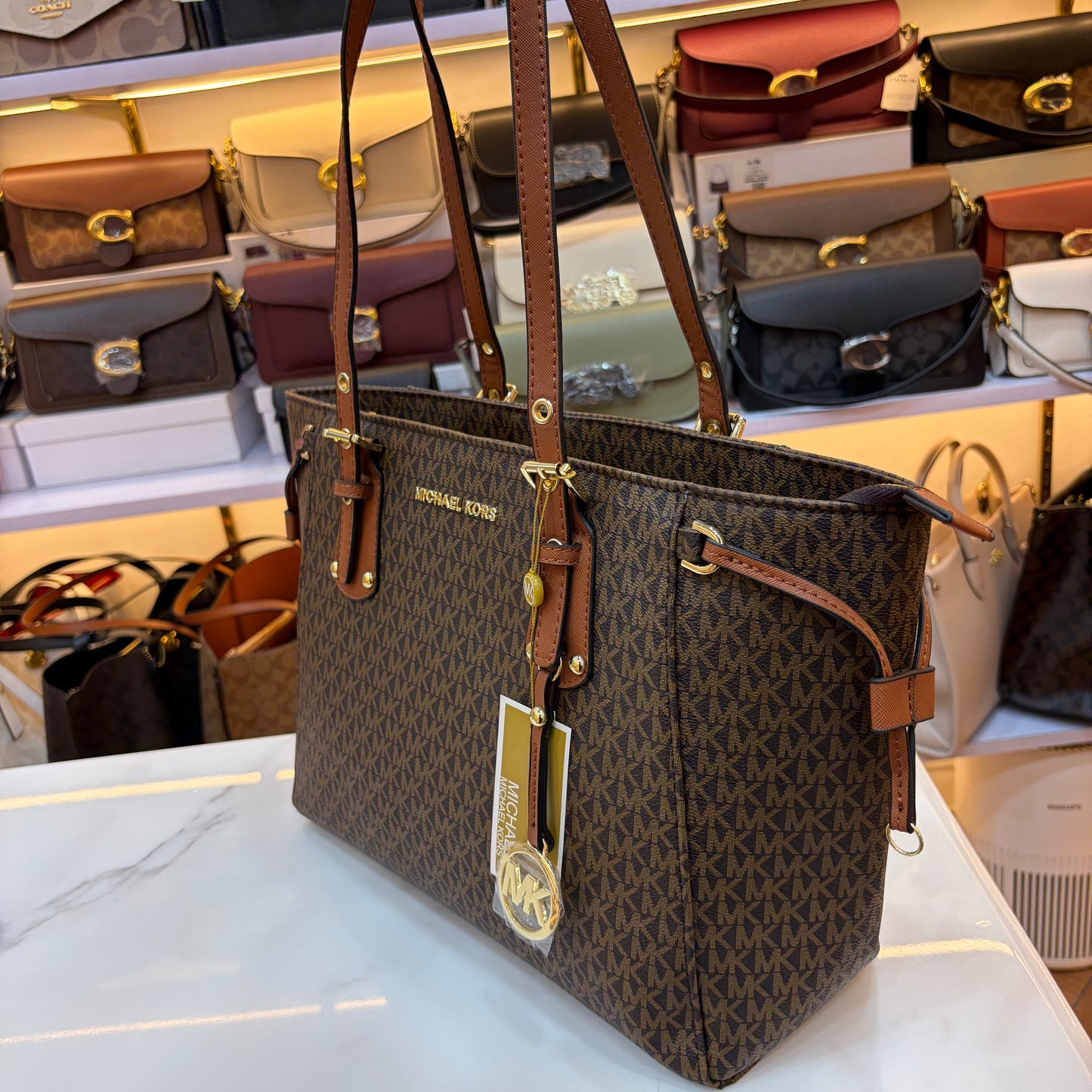 MK Voyager Tote - Brown