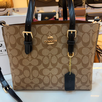 COCH MOLLIE Handbag - Medium (Apricot Black)