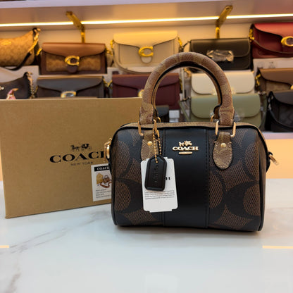 COCH ROWAN SPEEDY BAG - Coffee Apricot