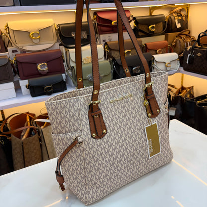 MK Voyager Tote - Creme