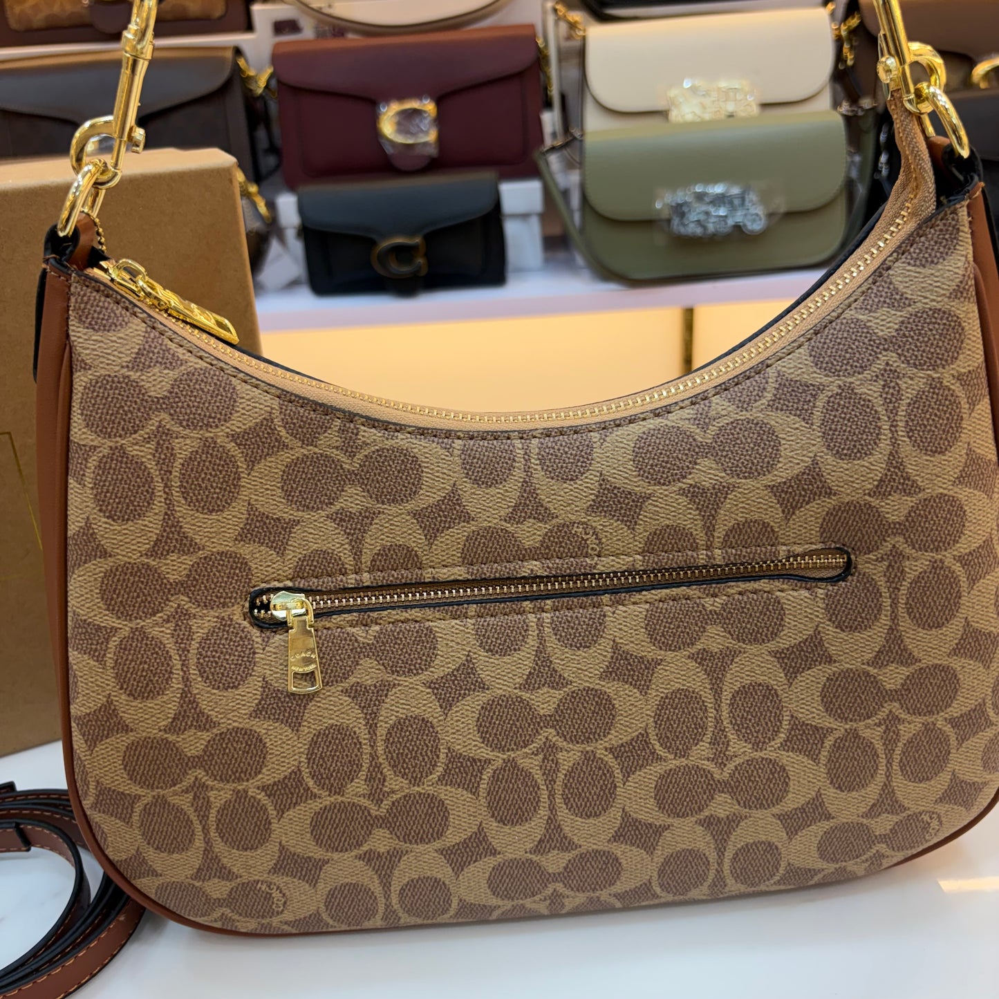 COCH TERI HOBO Shoulder/Sling Bag - Light Apricot