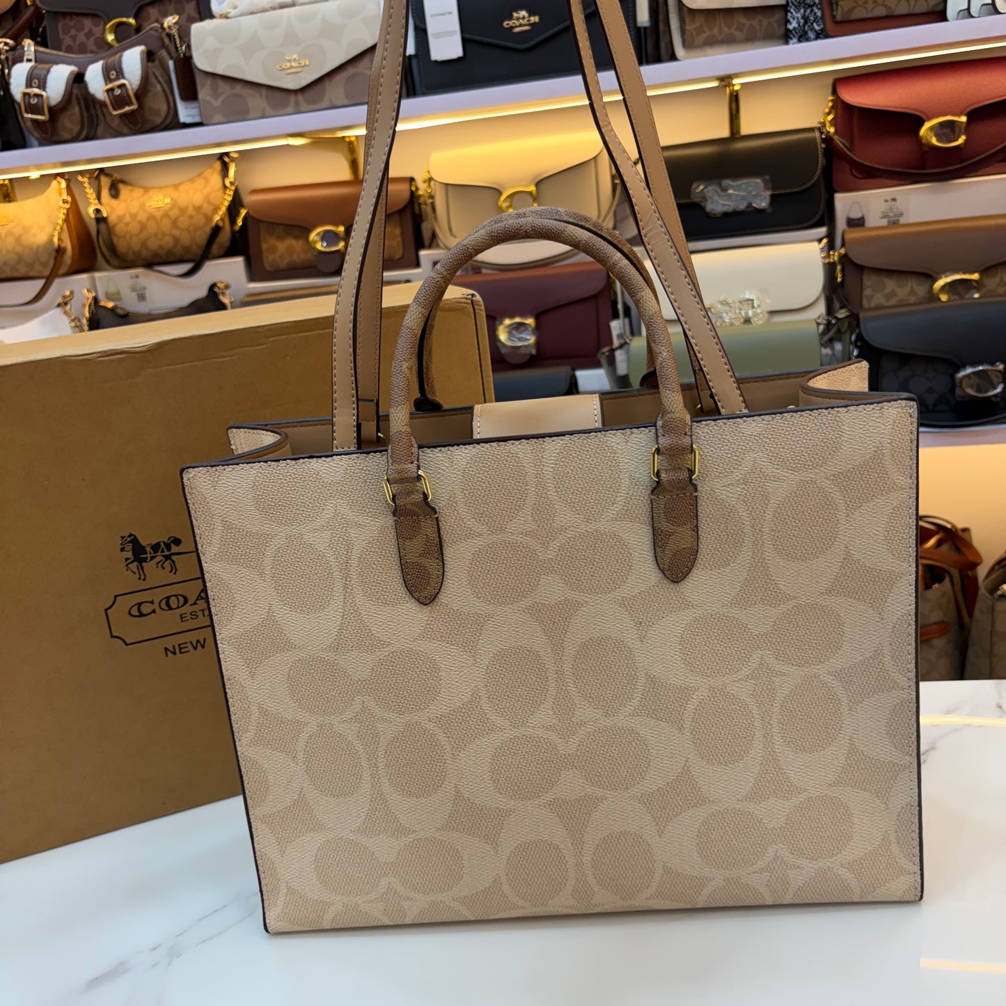 COCH MAGGIE LARGE TOTE - Light Apricot
