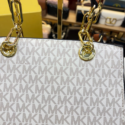MK Cynthia Satchel - White
