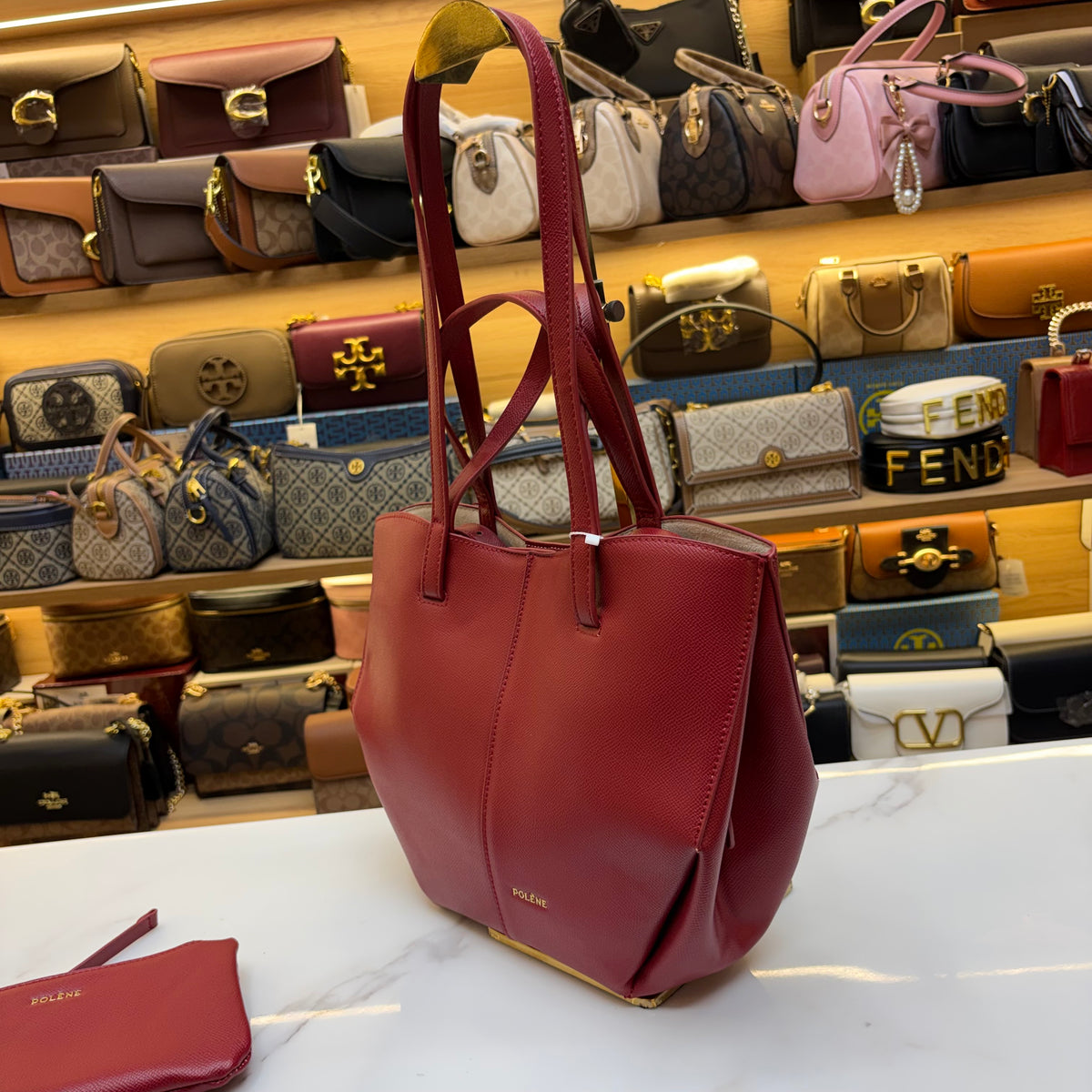 Polene Tote Bag - Red