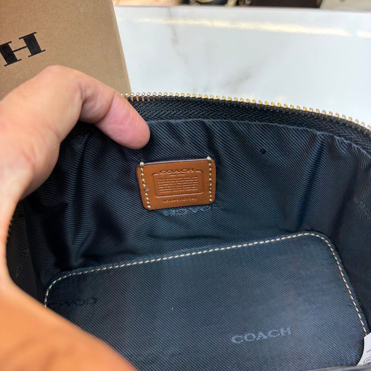Coch Rainer Crossbody Bag - Coffee Colour