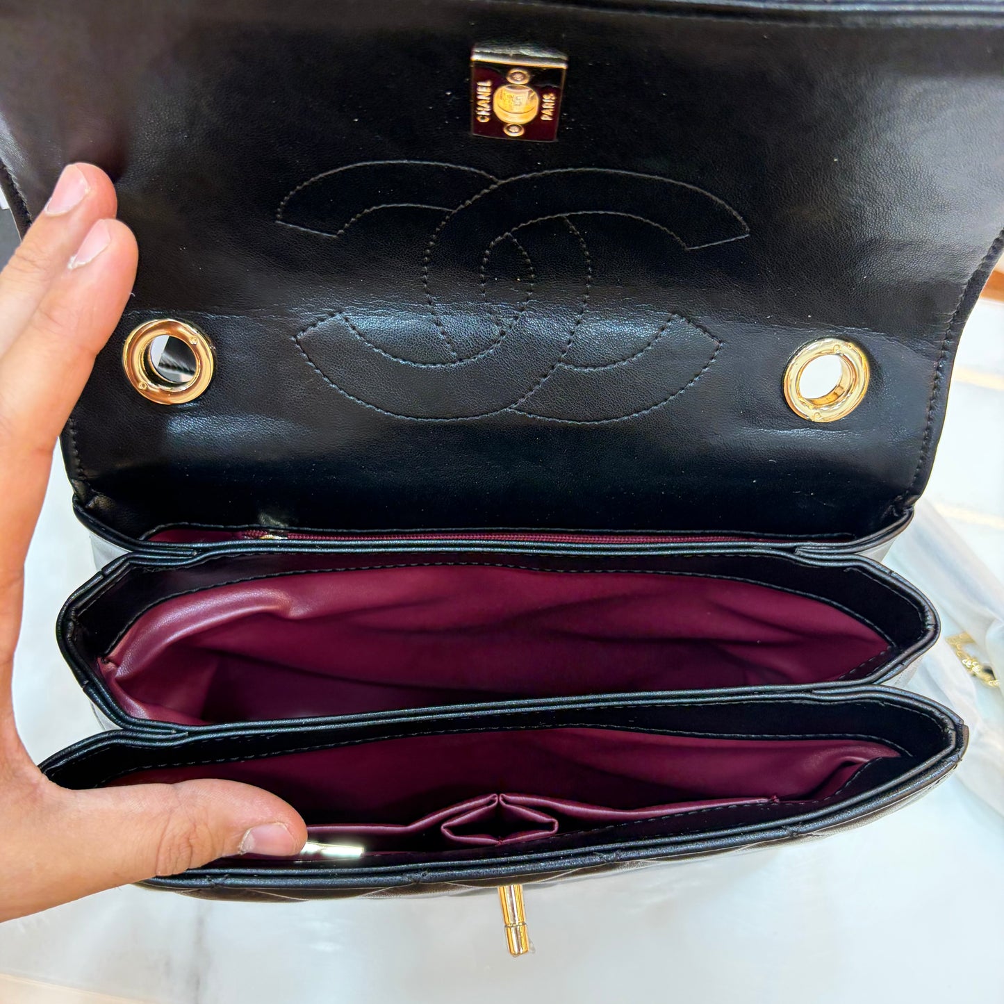 CHNL Flap Top Handle - Black