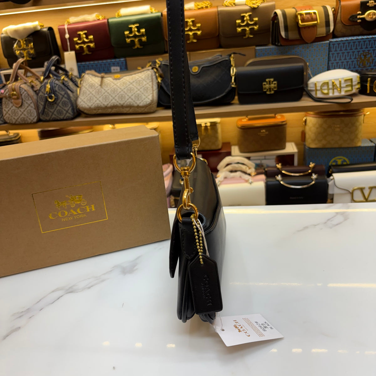 Coch Jet Shoulder/Crossbody Bag - Black