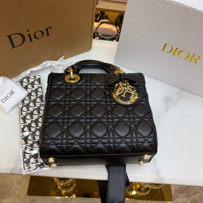 CD Lady D Handbag - Black