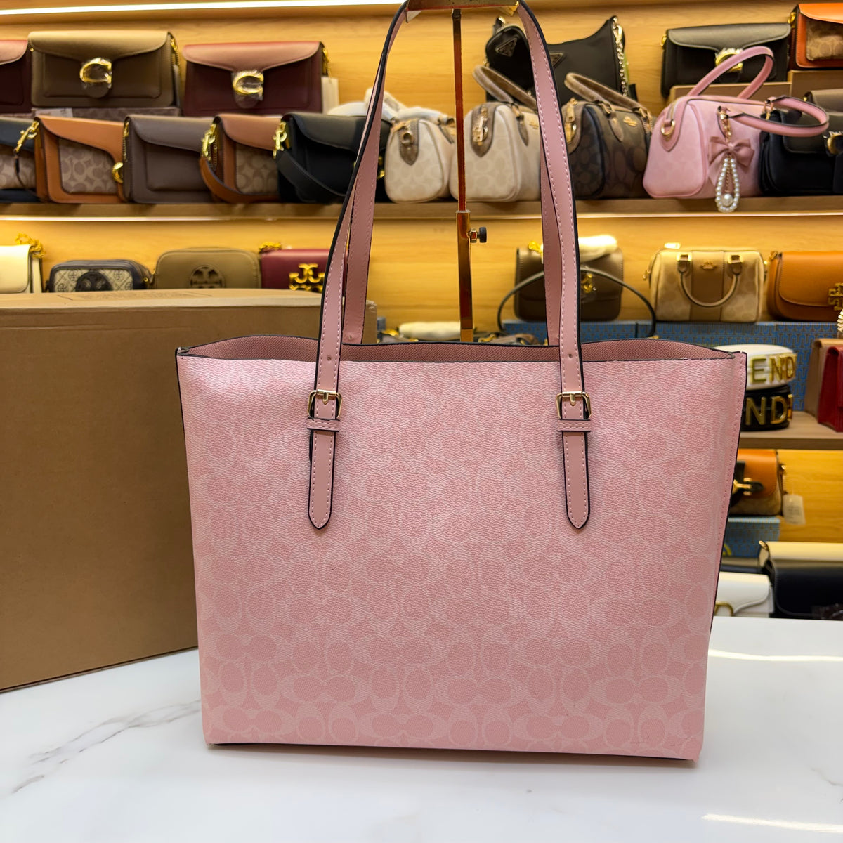 Coch Mollie Large Size Tote Bag - Pink (Ultra Premium)