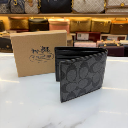 Coch Mens Wallet - Signature Black
