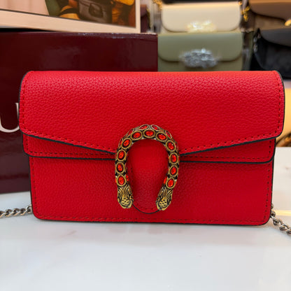 GG Diana Crossbody Bag (Double Box Packaging) - Red