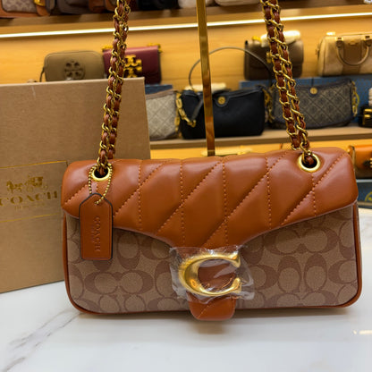 Coch Quilted Tabby Bag - Signature Print