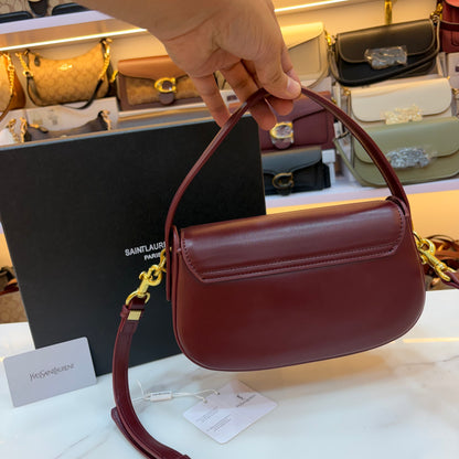 YSL Voltaire Handbag - Wine