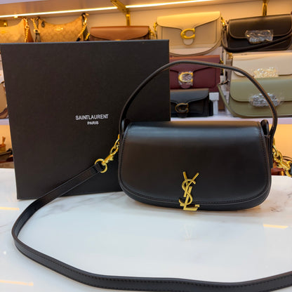 YSL Voltaire Handbag - Black