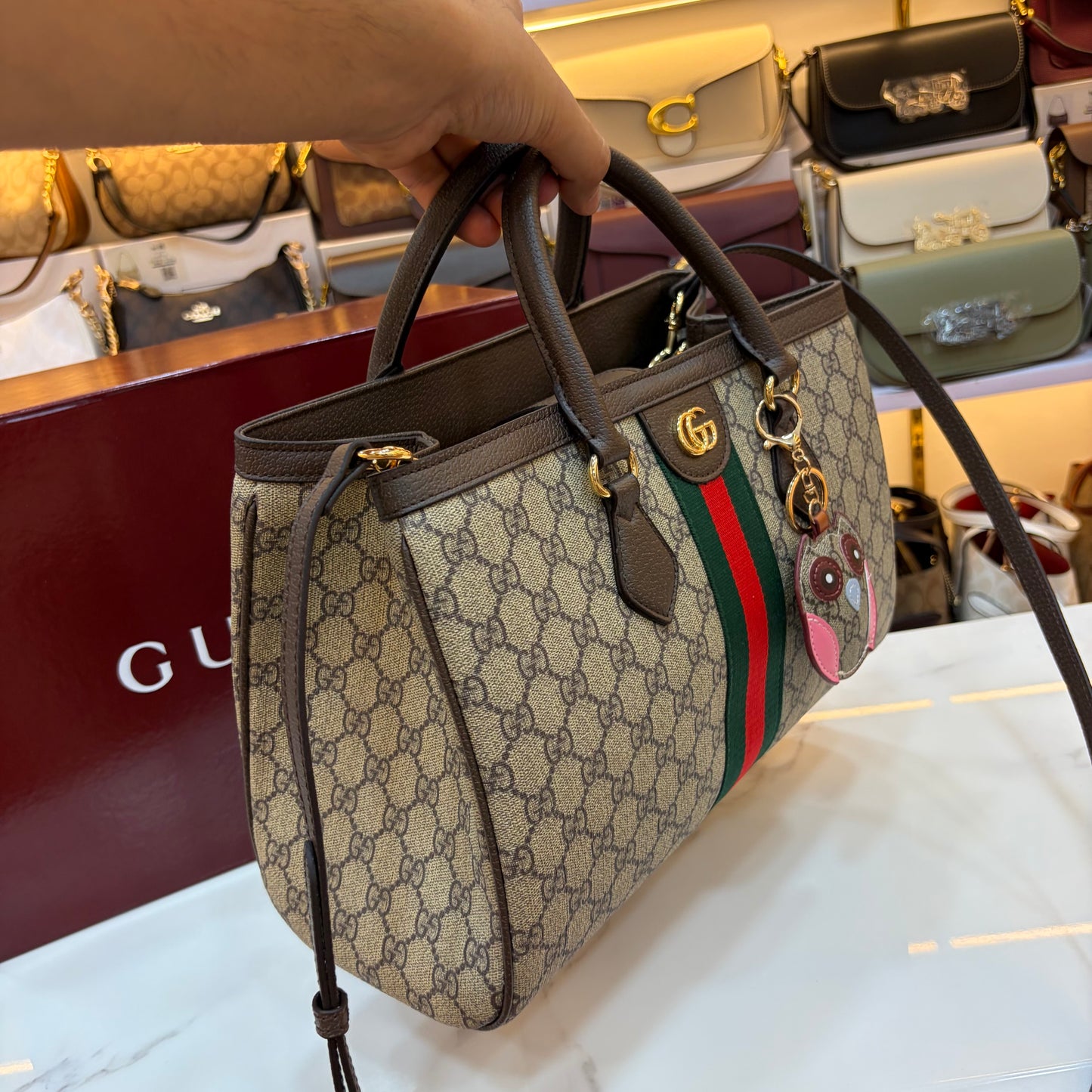 GG Ophidia Tote - Monogram