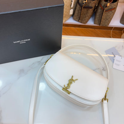 YSL Voltaire Handbag - White