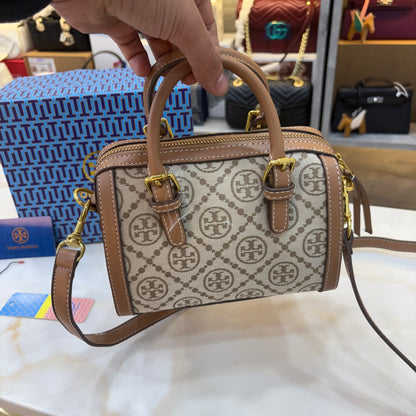 TB Monogram Speedy - Apricot Colour