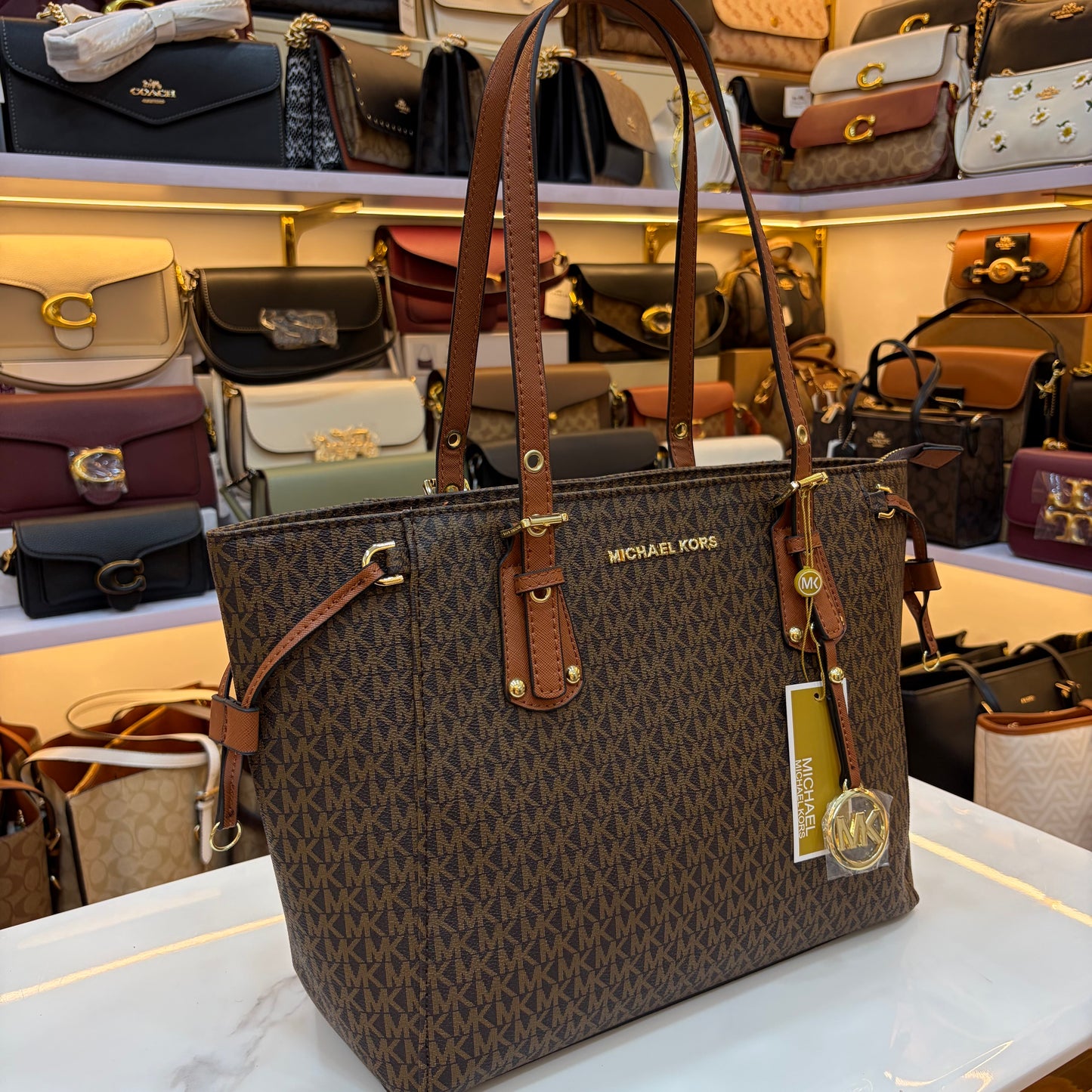 MK Voyager Tote - Brown