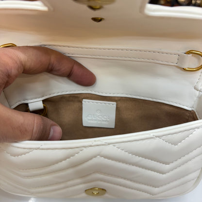 GG Mini Marmont - White (Ultra Premium)