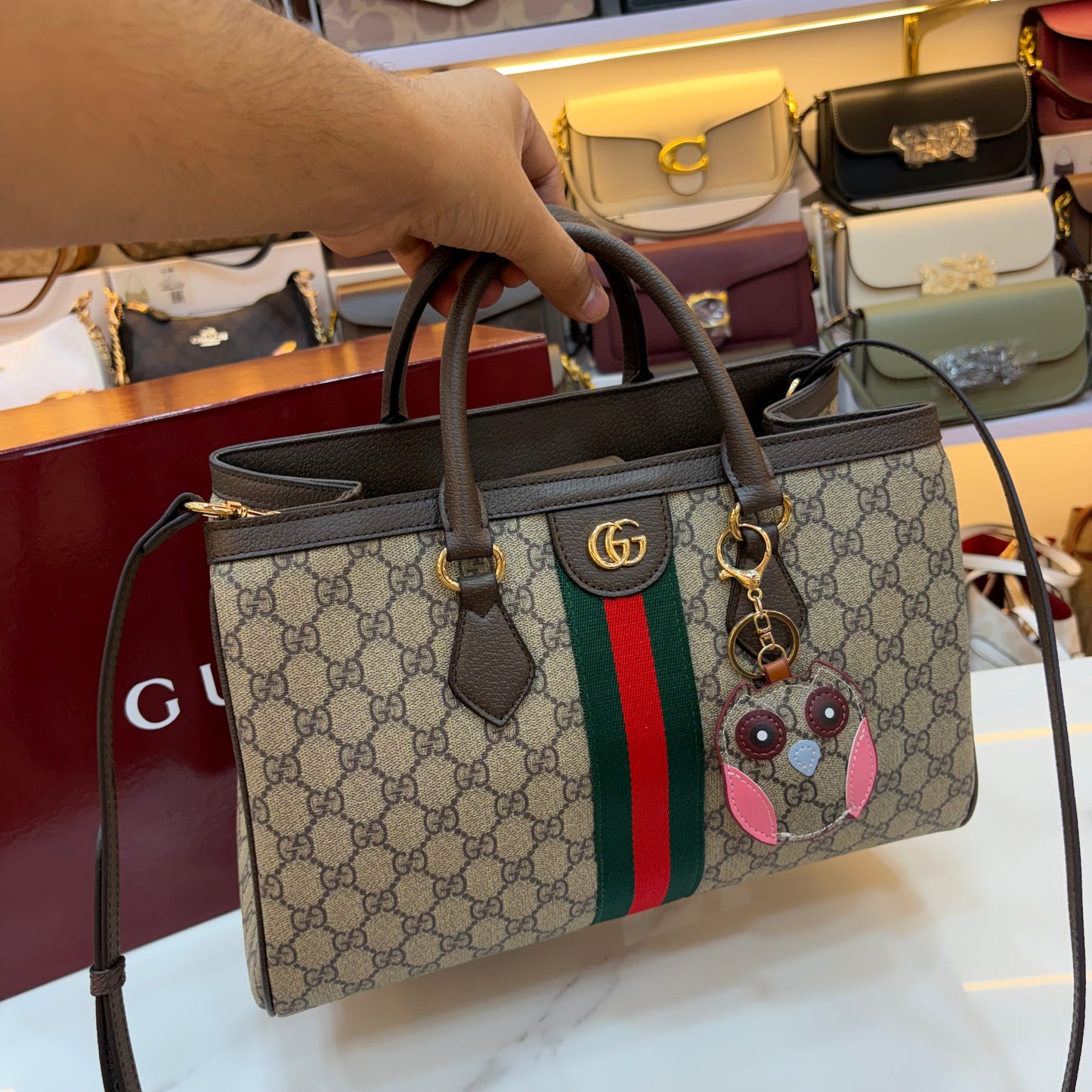 GG Ophidia Tote - Monogram
