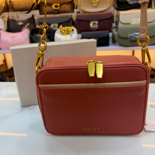 CNK Crossbody Bag - Rust