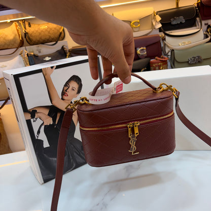 YSL Gabby Vanity Bag - Wine
