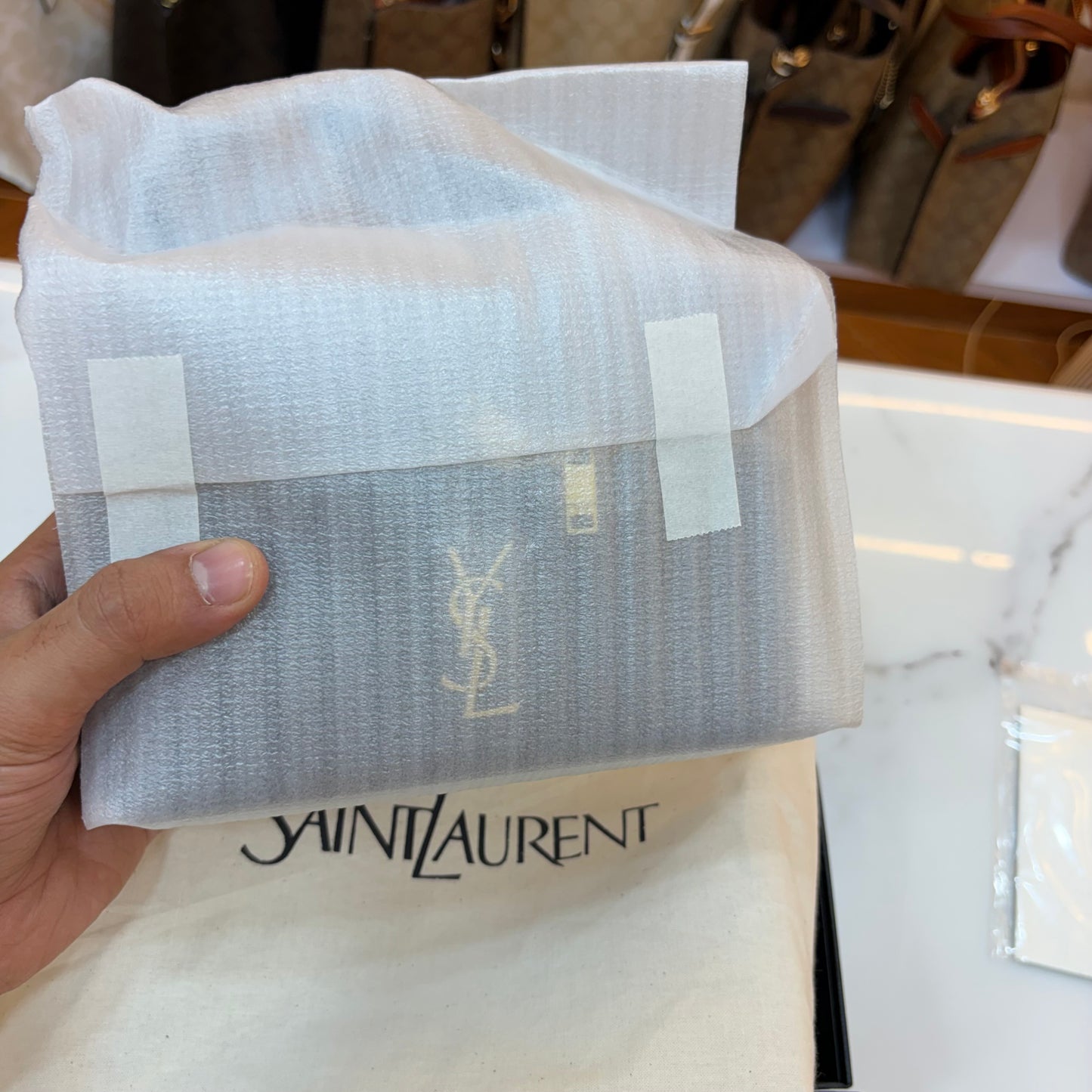 YSL Gabby Vanity Bag - Black