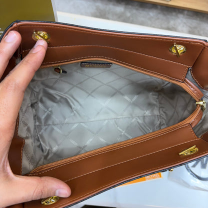 MK Jet Set Tote Bag - Brown