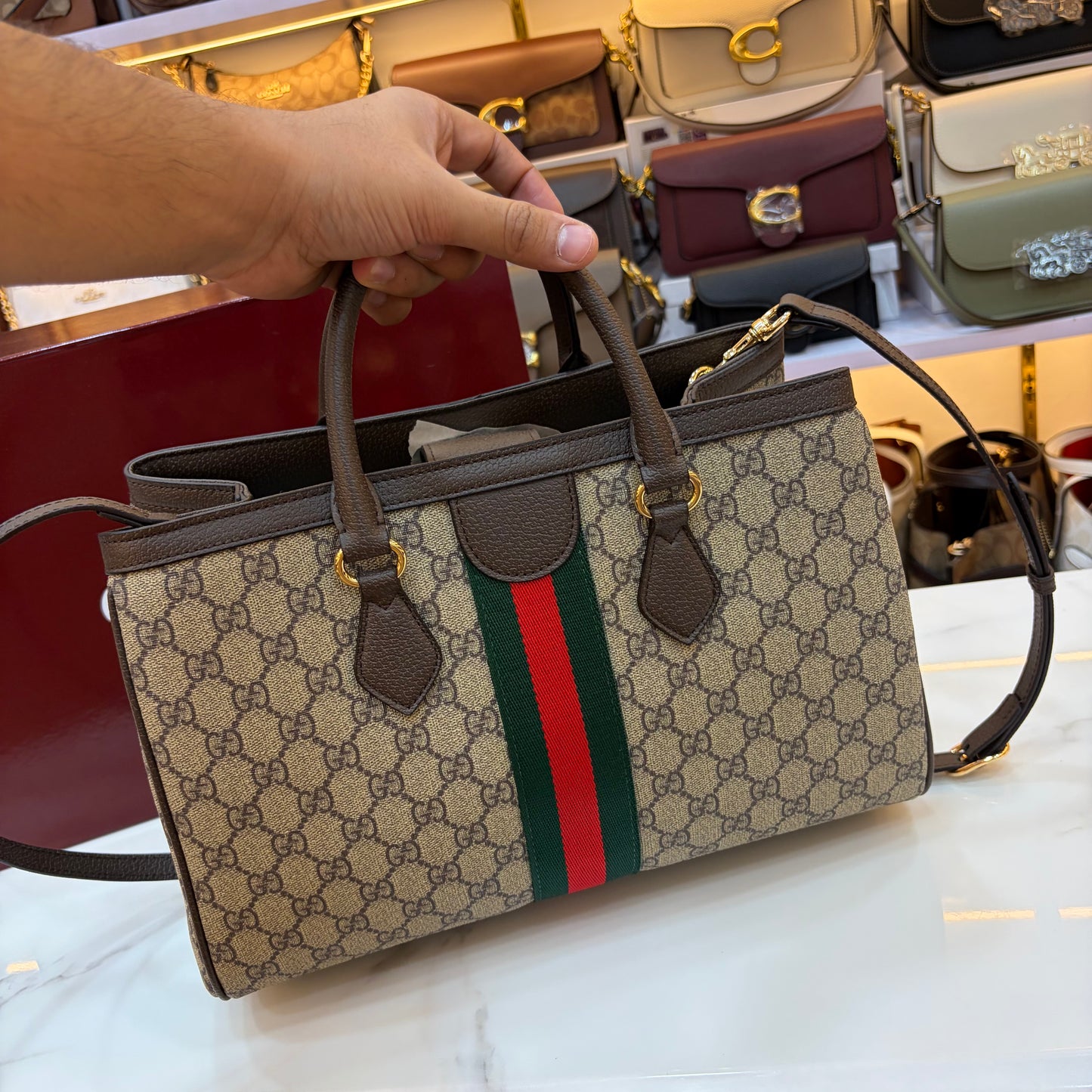 GG Ophidia Tote - Monogram