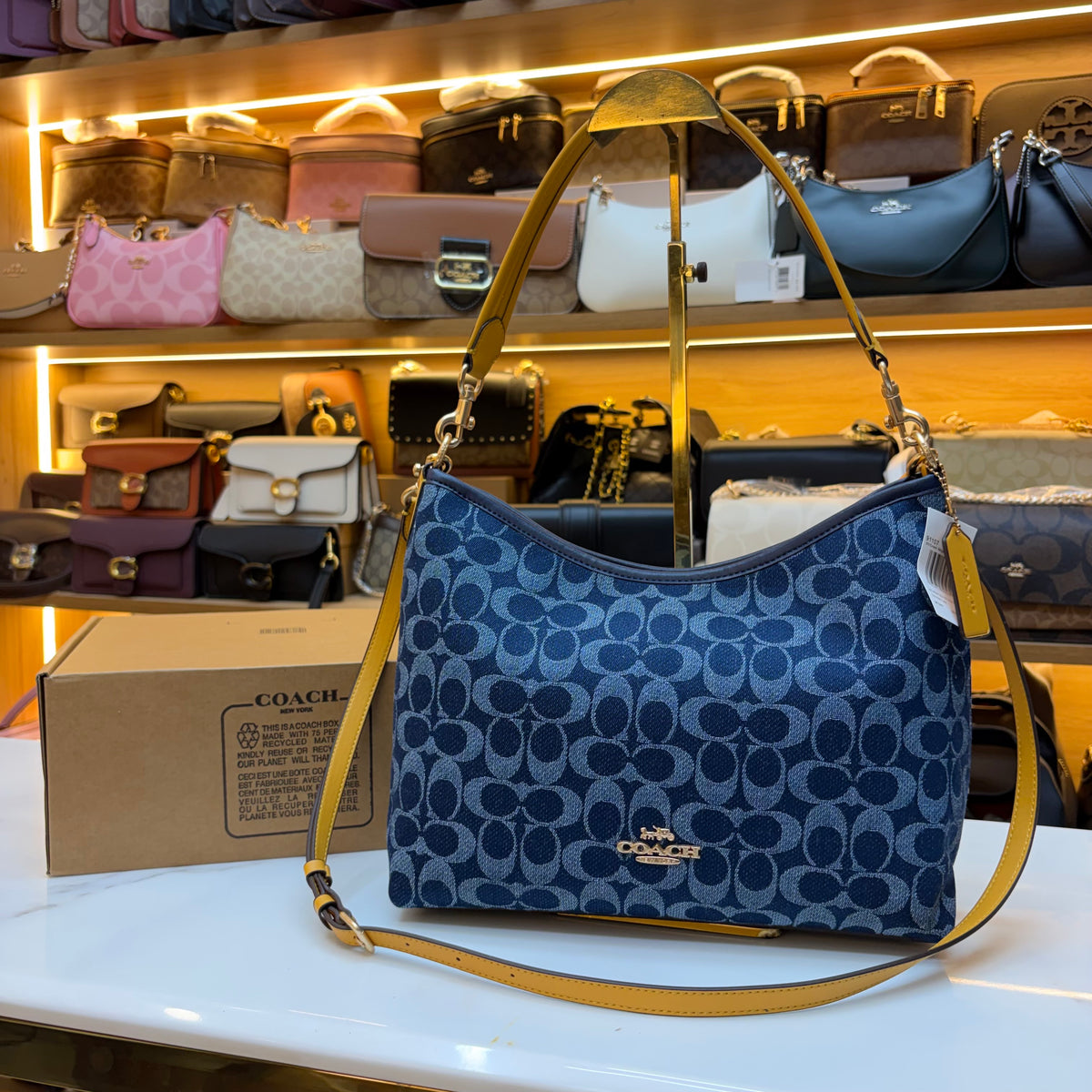 CH Laurel Shoulder Bag - Signature Blue