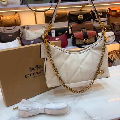 COCH JULIET Soft Quilted Handbag - White