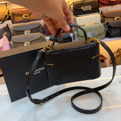 YSL Gabby Vanity Bag - Black