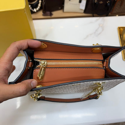 MK Cynthia Satchel - White