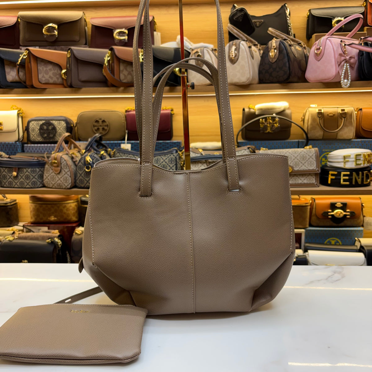 Polene Tote Bag - Taupe