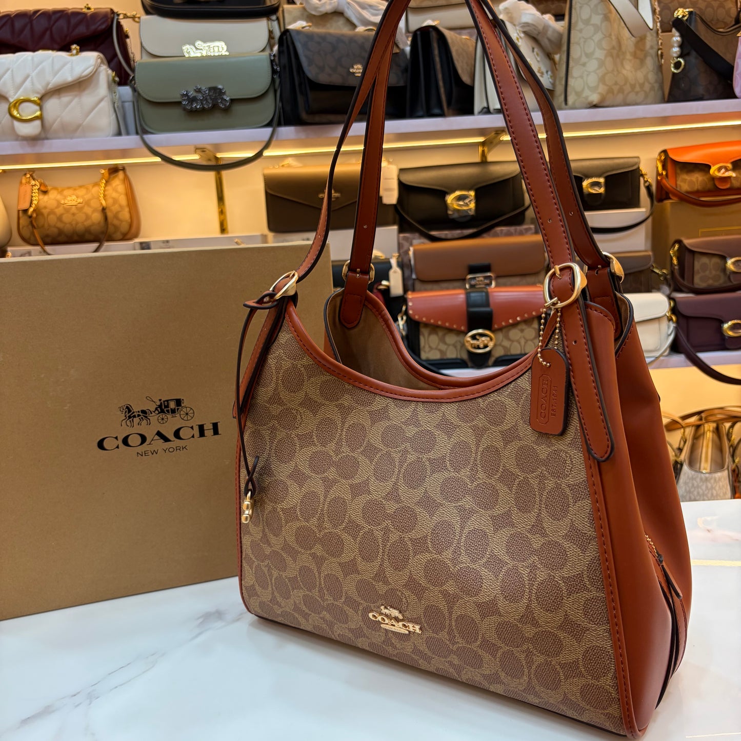 COCH ERIN Shoulder Bag - Apricot Tan