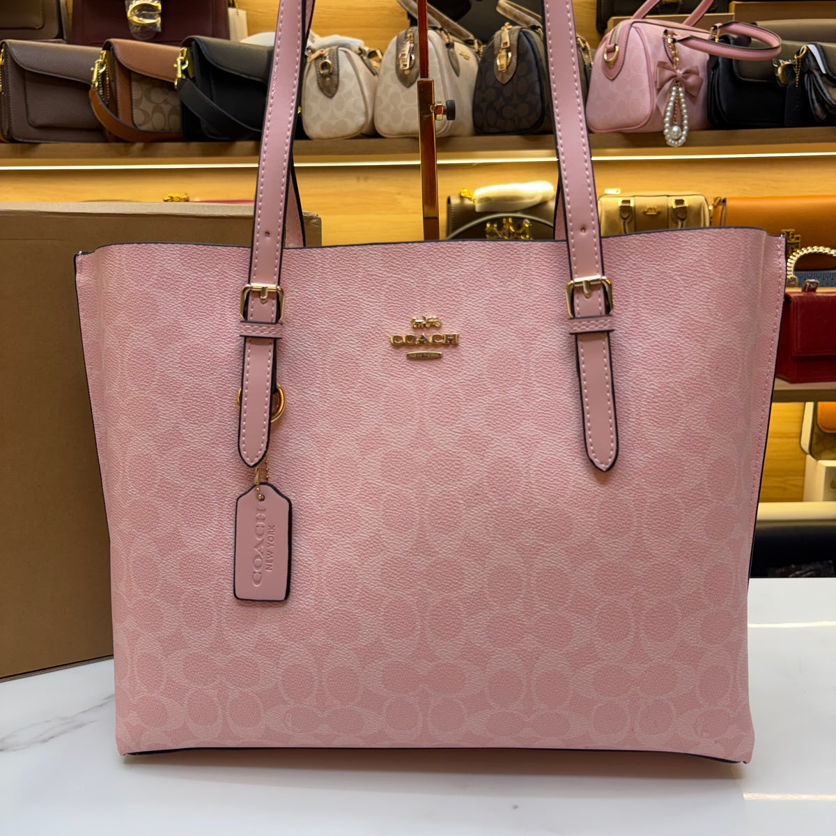 Coch Mollie Large Size Tote Bag - Pink (Ultra Premium)