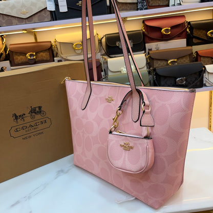 COCH CITY TOTE BAG - Pink