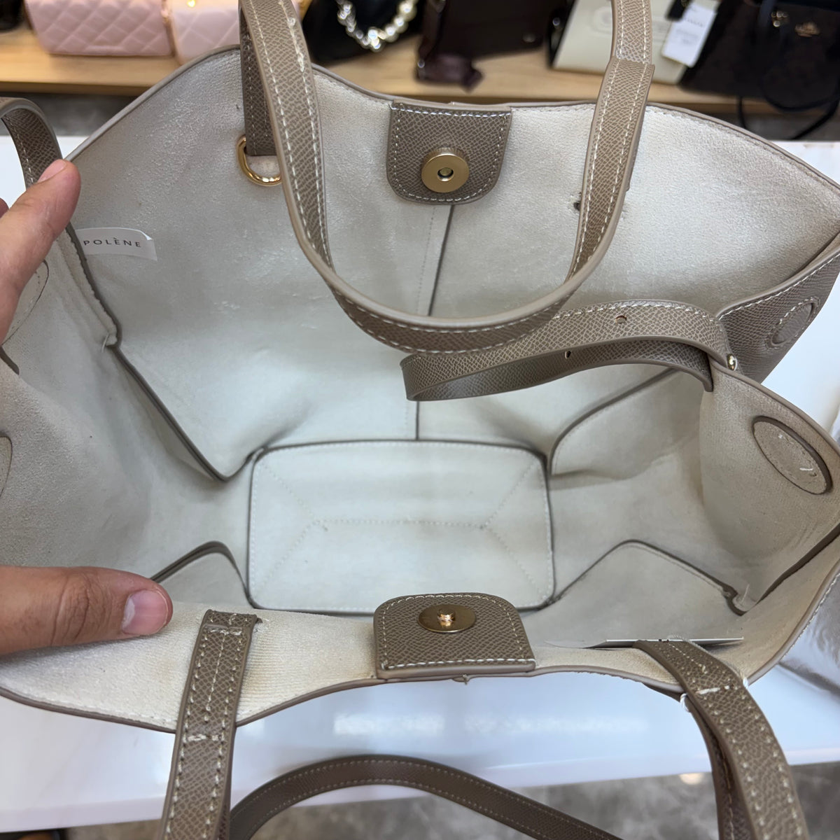 Polene Tote Bag - Taupe