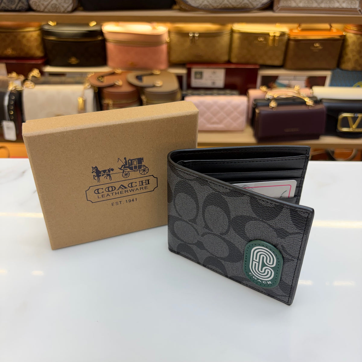 Coch Mens Wallet - Signature Black