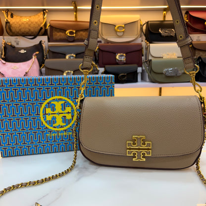 TB Britten Convertible Crossbody Bag - Mouse Colour