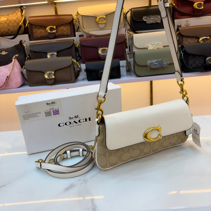 COCH JET Shoulder/Sling Bag - White Apricot