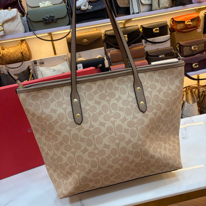 COCH Large Tote Bag - Light Apricot