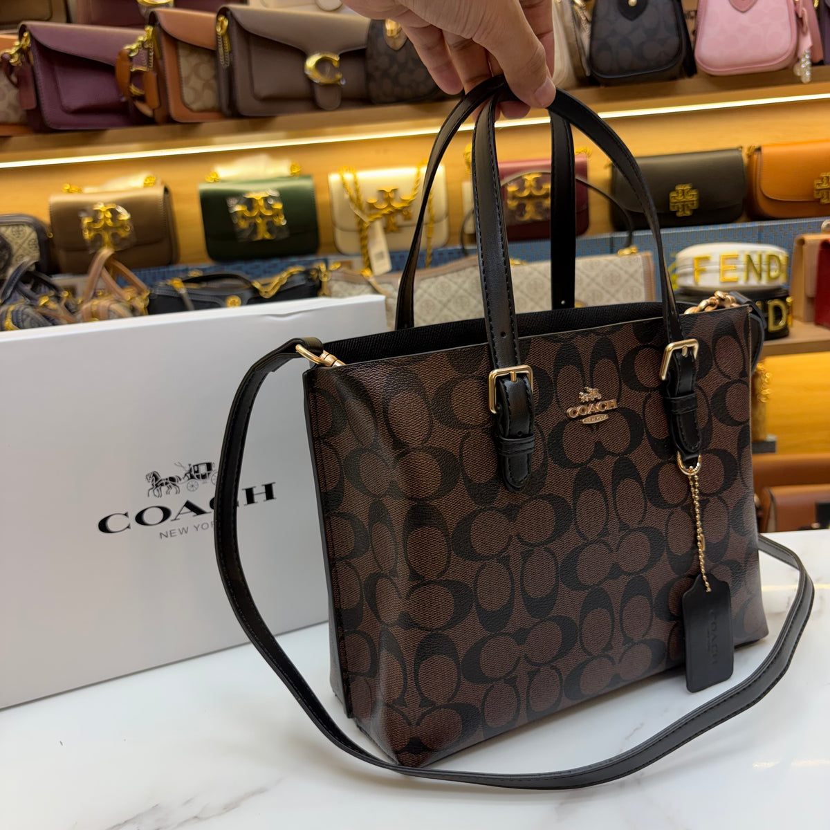 Coch Mollie Satchel - Coffee Colour