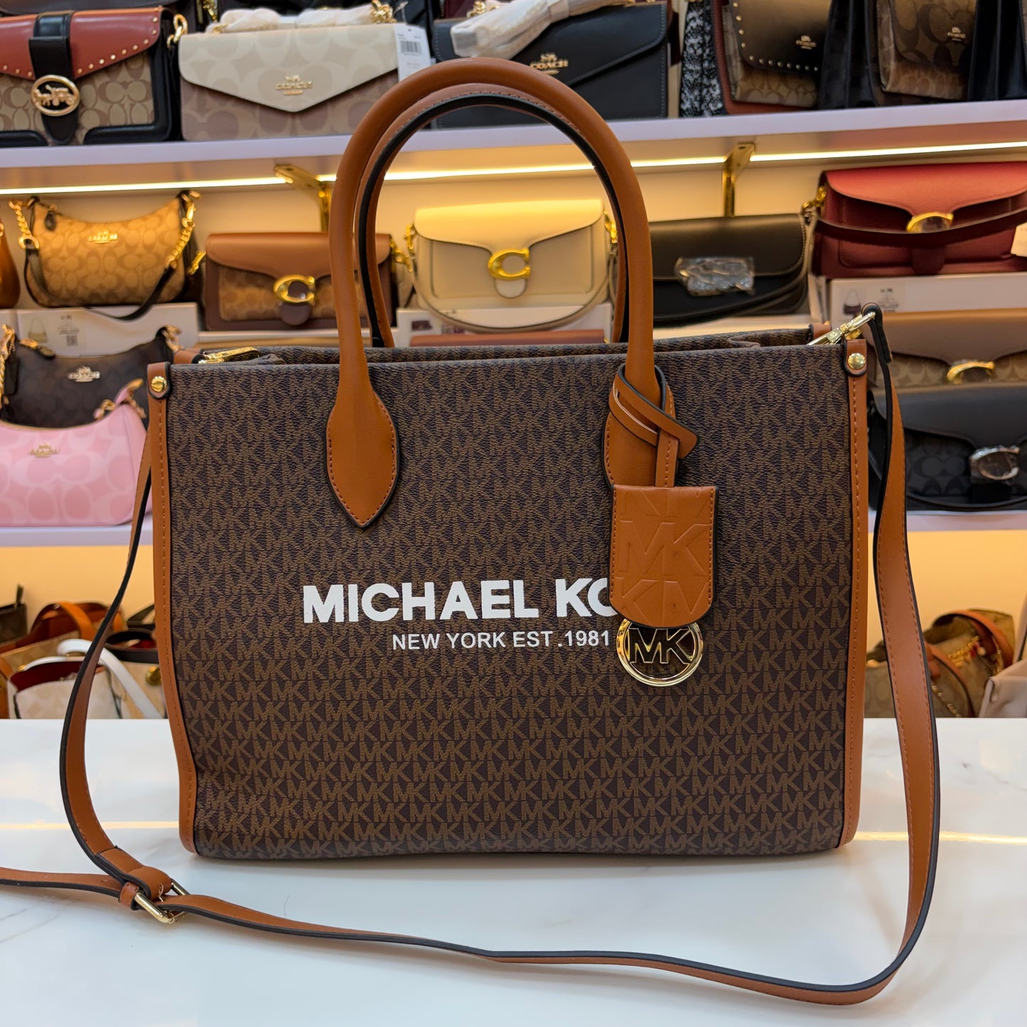 MK Mirella Tote - Brown