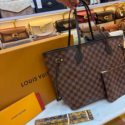 LV Neverfull MM Tote Bag - Double Box