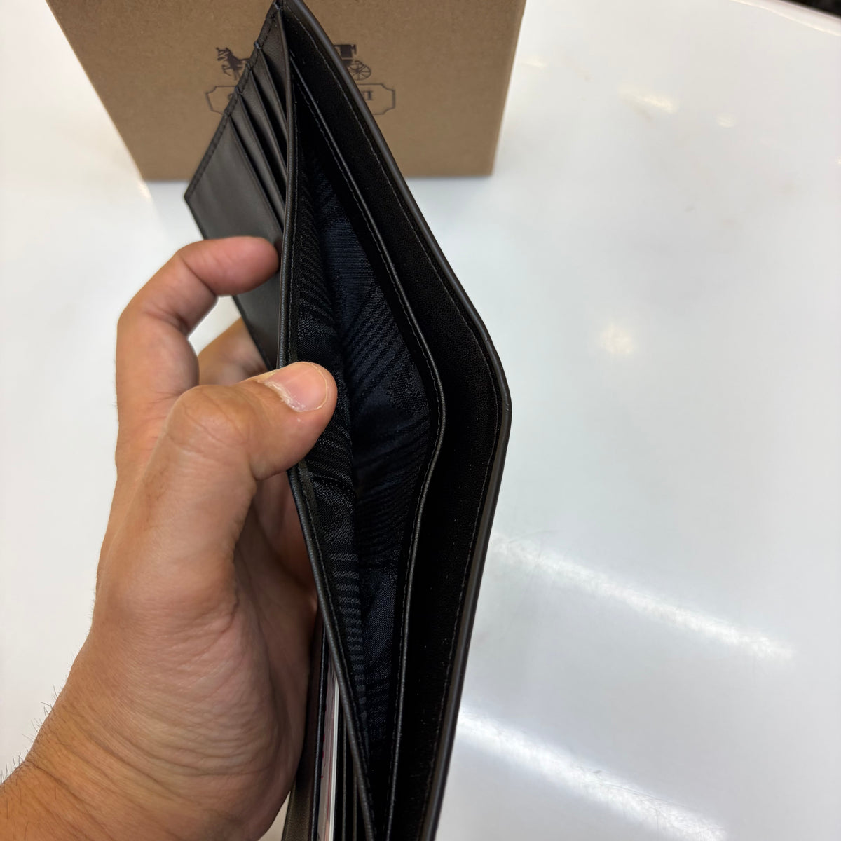 Coch Mens Wallet - Signature Black