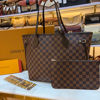 LV Neverfull MM Tote Bag - Double Box